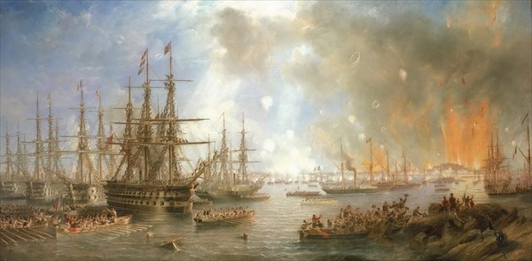 312-Бомбардировка Свеаборга 9 августа 1855 года